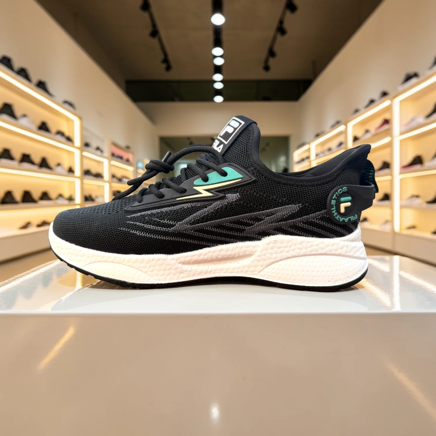 Fila Black Men's Sneakers –বাইক,রানিং,জিম,ট্যুর ,ট্রাবেল,জগিং,অফিস,ক্যাজুয়াল,ক্যাম্পাস - Image 3