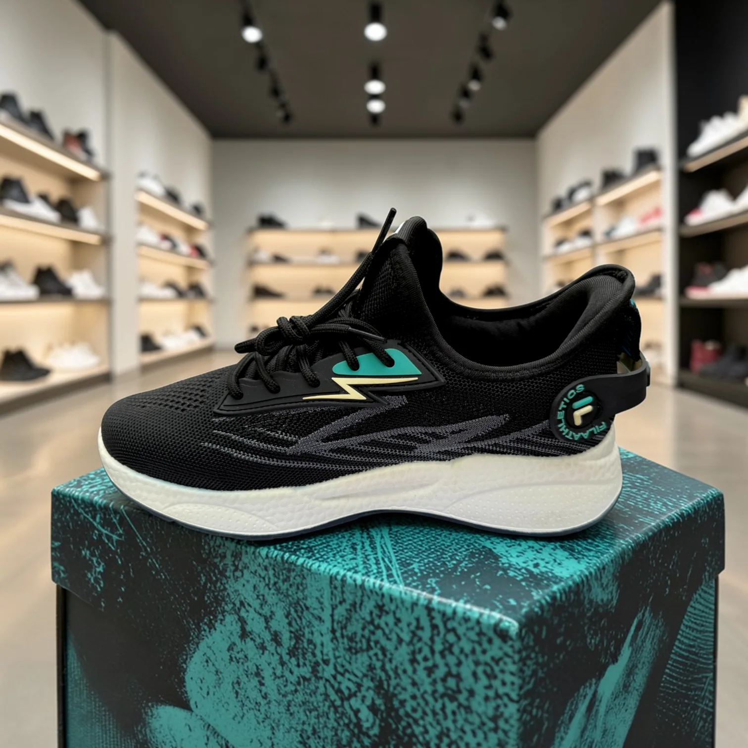 Fila Black Men's Sneakers –বাইক,রানিং,জিম,ট্যুর ,ট্রাবেল,জগিং,অফিস,ক্যাজুয়াল,ক্যাম্পাস - Image 7