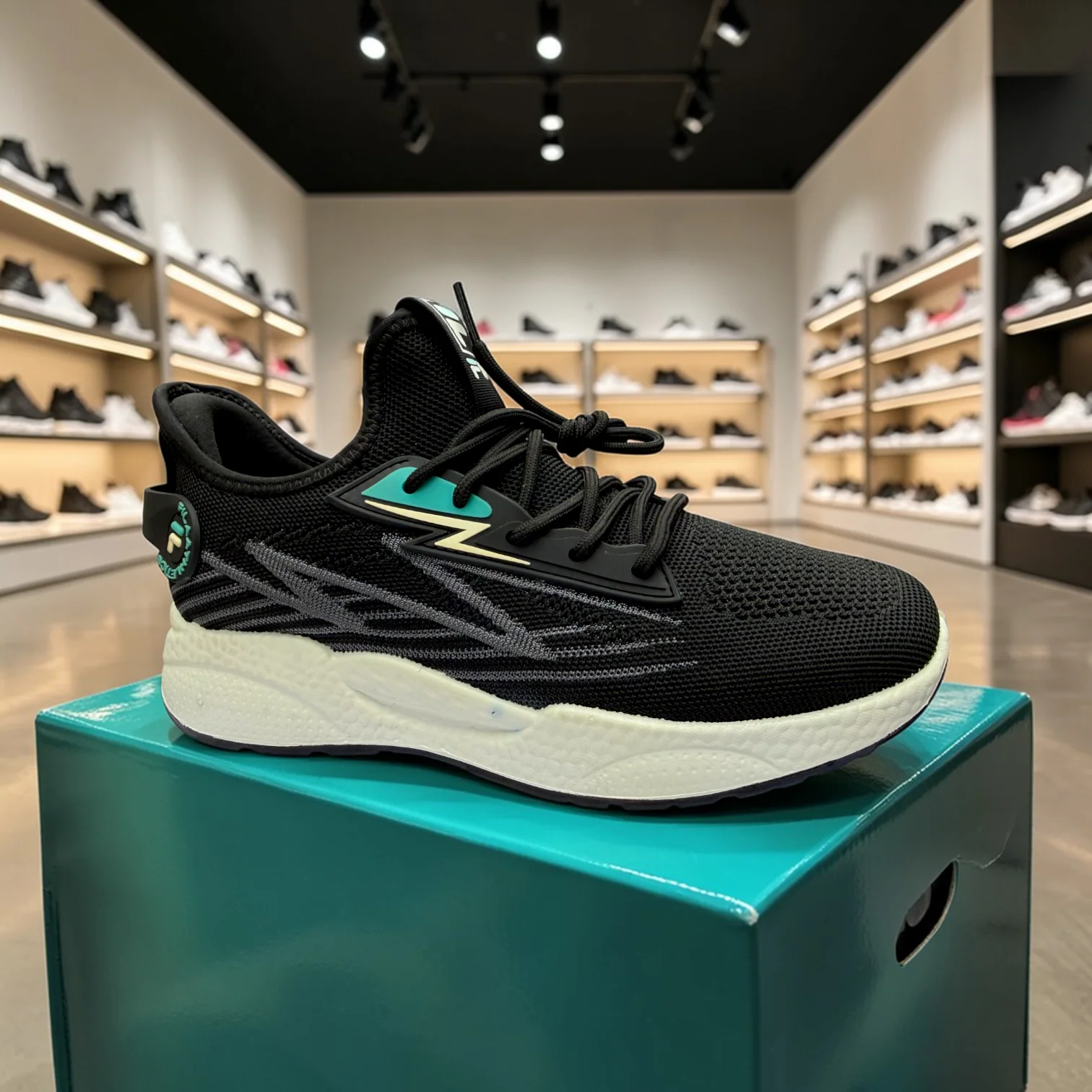 Fila Black Men's Sneakers –বাইক,রানিং,জিম,ট্যুর ,ট্রাবেল,জগিং,অফিস,ক্যাজুয়াল,ক্যাম্পাস - Image 9