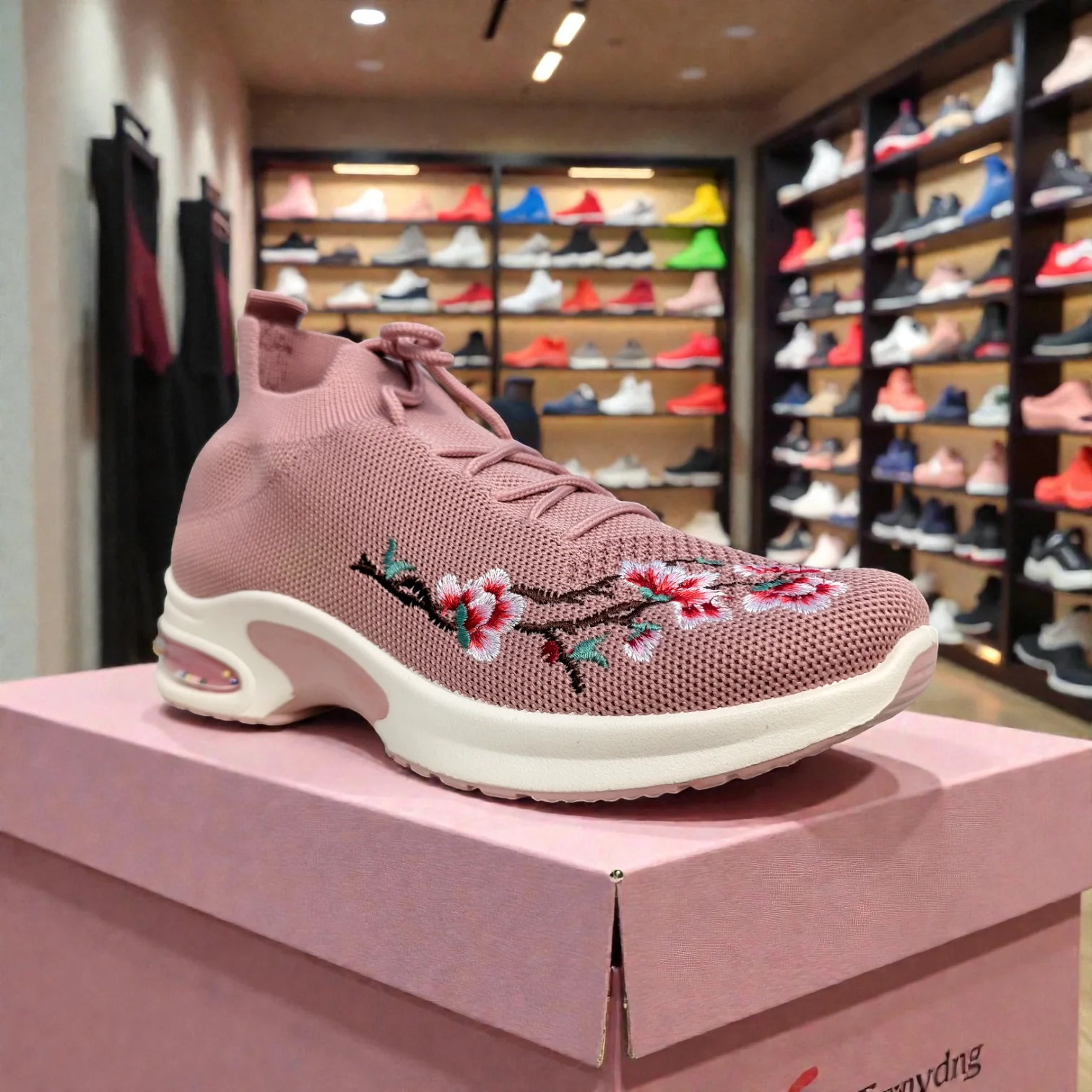 Pink Women's Sneakers – Running Casual Walking Shoe 5011 - Image 7